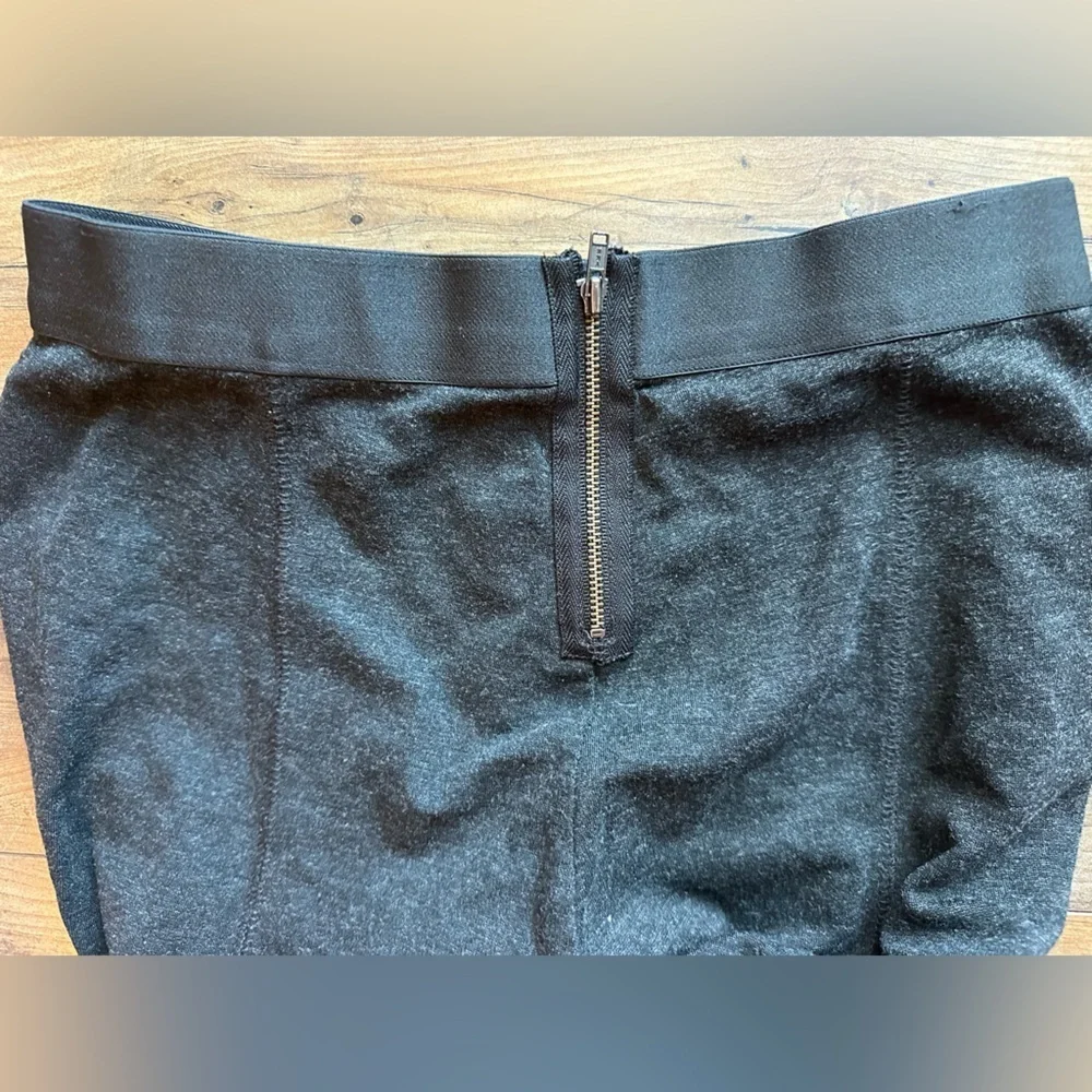 J.Crew Charcoal Gray Ponte Slim Ankle leggings 0R Elastic Waist